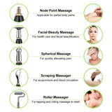Circulating Energy Automatic Point Finding Meridian Pen Home Pain Electronic Acupuncture Pen Specifications：, 5 Head Color Boxes (Battery Model), Only Pen, 3 Head Color Box (Charging Model), 5 Head Color Box (Charging Model)
