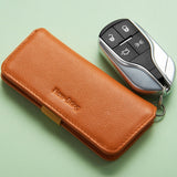New Bring Pull-Out Key Case Coin Purse Men And Women Leather Simple Key Storage Bag