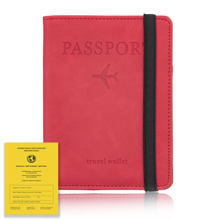 COVC1011 Travel Passport Card Bag Elastic Band Protective Case