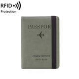 COVC1011 Travel Passport Card Bag Elastic Band Protective Case