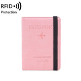 COVC1011 Travel Passport Card Bag Elastic Band Protective Case