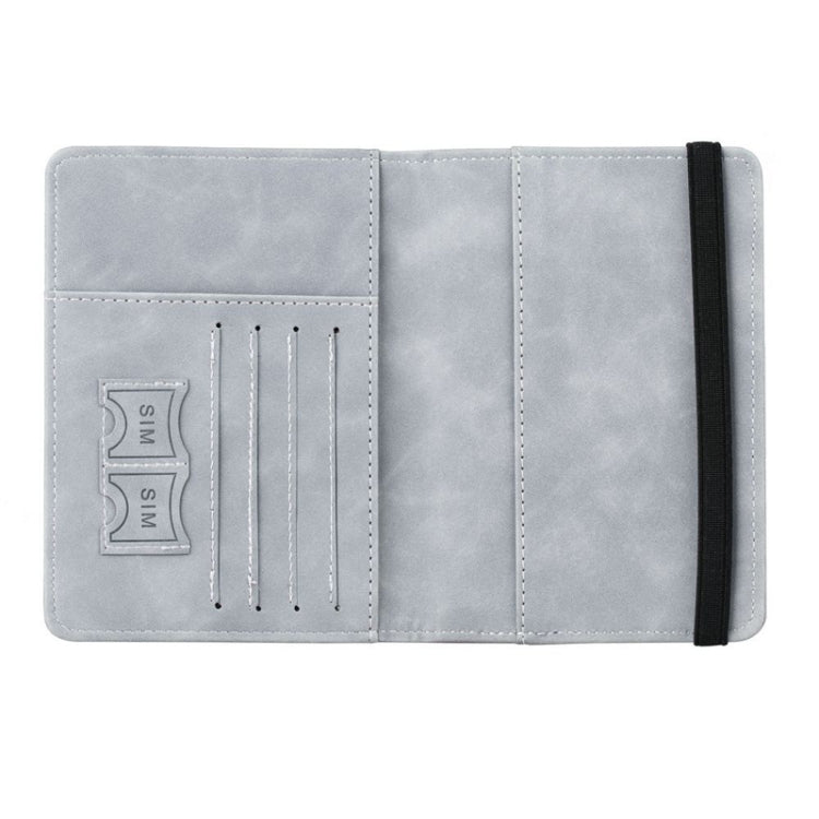 COVC1011 Travel Passport Card Bag Elastic Band Protective Case