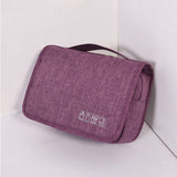 Travel Waterproof Wash Bag Portable Dust-Proof Storage Bag Hanging Cosmetic Bag, Purple, Black, Grey, Wine Red, Sky Blue, Navy Purple