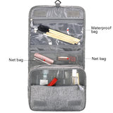 Travel Waterproof Wash Bag Portable Dust-Proof Storage Bag Hanging Cosmetic Bag, Purple, Black, Grey, Wine Red, Sky Blue, Navy