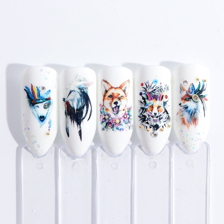 5 PCS Flamingo Nail Stickers Water Decals Cute Animals Rabbit Owl Wraps Flora Watermark Adhesive Decoration Manicure, STZ659, STZ660, STZ661, STZ662, STZ663, STZ664, STZ665, STZ666, STZ667, STZ668, STZ669, STZ670, STZ671, STZ672, STZ673