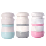 TR018 Medicine Cutter Grinding and Crushing Pill Box, Green, Grey, Pink