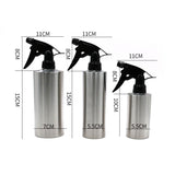 304 Stainless Steel Sprinkle Watering Can Pouring Flower Bottle, 250ml, 350ml, 550ml