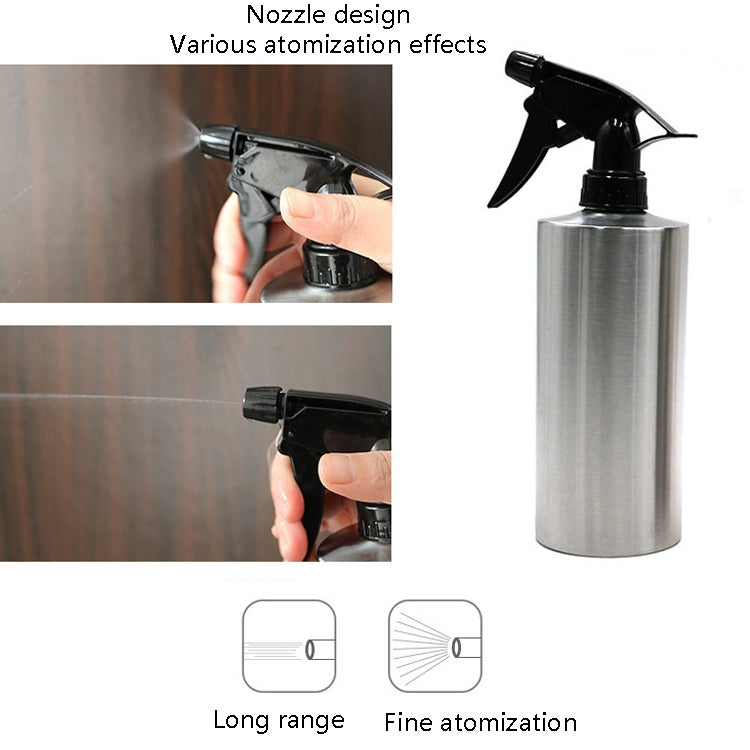 304 Stainless Steel Sprinkle Watering Can Pouring Flower Bottle, 250ml, 350ml, 550ml
