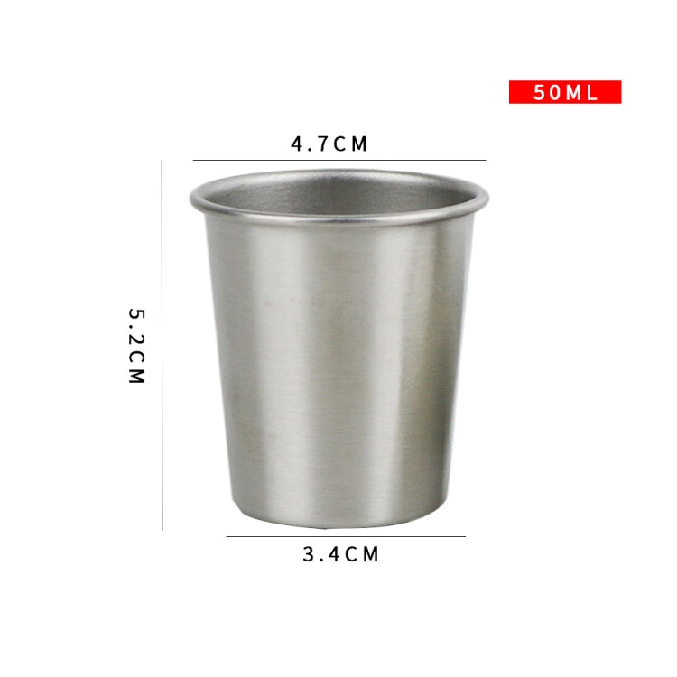 304 Stainless Steel Beer Mug Anti-Fall Children Water Cup, Capacity: 50ml, 50ml