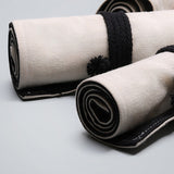 12 Holes Solid Handmade Canvas Color Pencil Curtain Painting Special Storage Bag Large Capacity Roll Pen Bag, 12 Holes, 24 Holes, 36 Holes, 48 Holes, 72 Holes