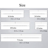 12 Holes Solid Handmade Canvas Color Pencil Curtain Painting Special Storage Bag Large Capacity Roll Pen Bag, 12 Holes, 24 Holes, 36 Holes, 48 Holes, 72 Holes