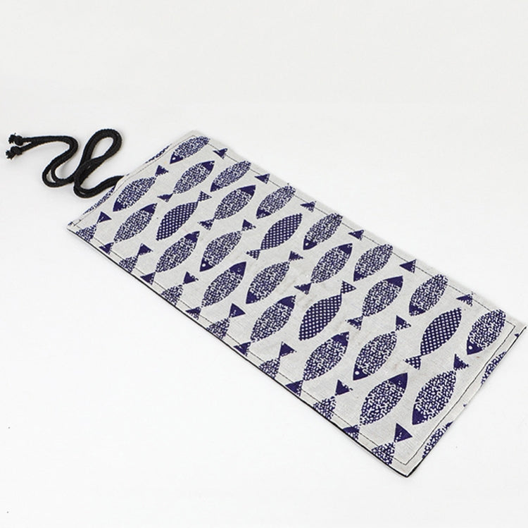 12 Holes Saury Hand Canvas Pen Curtain Color Lead Roller Pen Bag Storage Stationery Box, 12 Holes, 24 Holes, 36 Holes, 48 Holes, 72 Holes