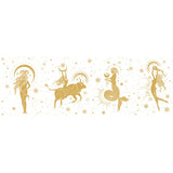 88988 Colorful Bronzing Washi Tape Starry Sky Hand Account Tape, Constellation Girl 1, Constellation Girl 2, Constellation Girl 3, Star Hot Silver 4, Star Hot Stamping 5