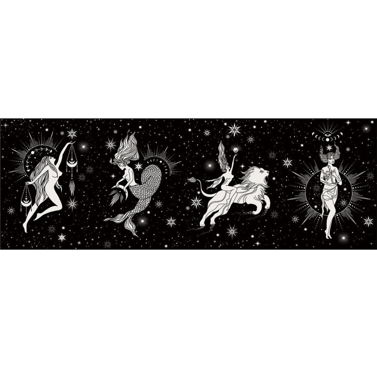 88988 Colorful Bronzing Washi Tape Starry Sky Hand Account Tape, Constellation Girl 1, Constellation Girl 2, Constellation Girl 3, Star Hot Silver 4, Star Hot Stamping 5