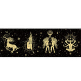 88988 Colorful Bronzing Washi Tape Starry Sky Hand Account Tape, Constellation Girl 1, Constellation Girl 2, Constellation Girl 3, Star Hot Silver 4, Star Hot Stamping 5