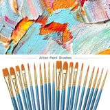 Nylon Pearlescent Round Head Watercolor Acrylic Hook Line Brush, Watercolor Hook Line Brush