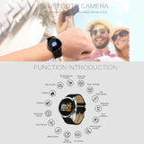 Q8 OLED Color Screen Fashion Smart Watch IP67 Waterproof, Support Heart Rate Monitor / Blood Pressure Oxygen / Fitness Tracker