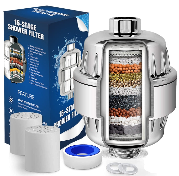15 Layers Shower Water Purifier Shower Filter, 15 Layers Shower Filter