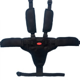 Baby Dining Chair Stroller Safety Strap Five-Point Type A Version + Fixed Strap + Thick Shoulder Pad + Large Crotch Protector, Black, Red, Pink, Sky Blue, Grey