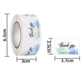 5 Rolls Thank You Label Seal Decoration Sticker, 2.5x3.7cm