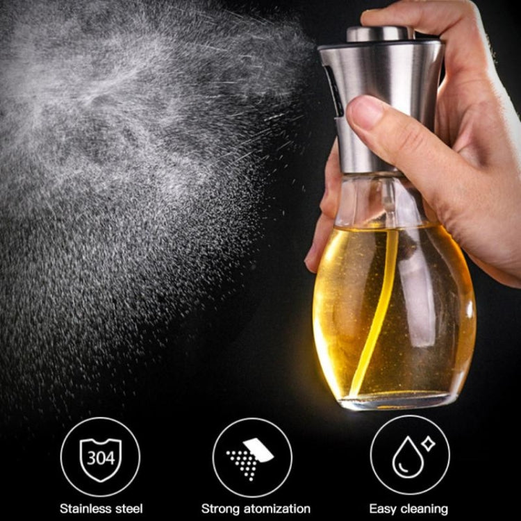 Stainless Steel Glass Bottle Barbecue Cooking Seasoning Oil Pot Sprayer Oil Injection Kettle Oil Spray Bottle, Oil Spray Bottle