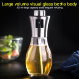 Stainless Steel Glass Bottle Barbecue Cooking Seasoning Oil Pot Sprayer Oil Injection Kettle Oil Spray Bottle, Oil Spray Bottle