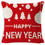 Christmas Linen Red Hug Pillowcase Without Pillow Core, 45 x 45cm