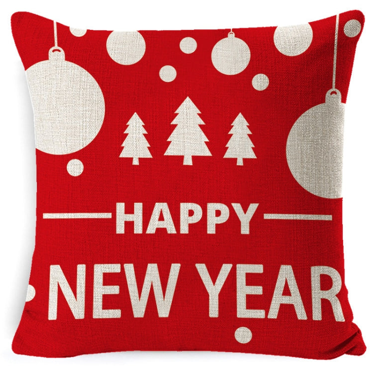 Christmas Linen Red Hug Pillowcase Without Pillow Core, 45 x 45cm