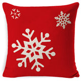 Christmas Linen Red Hug Pillowcase Without Pillow Core, 45 x 45cm