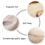 Christmas Linen Red Hug Pillowcase Without Pillow Core, 45 x 45cm