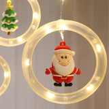 Christmas Decoration Lights USB Ring Doll 10 in 1 String Lights, Reindeer, Santa Claus, Christmas Tree, Snowman