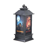 4 PCS Halloween Window Decoration Props Fecoration Small Oil Lamp Wind Lamp Luminous Ornaments, Hooded Pumpkin, Ghost Head, Pumpkin, Ghost