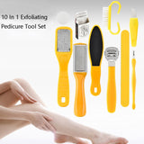 10 In 1 Exfoliating Pedicure Tool Set Pedicure Tools