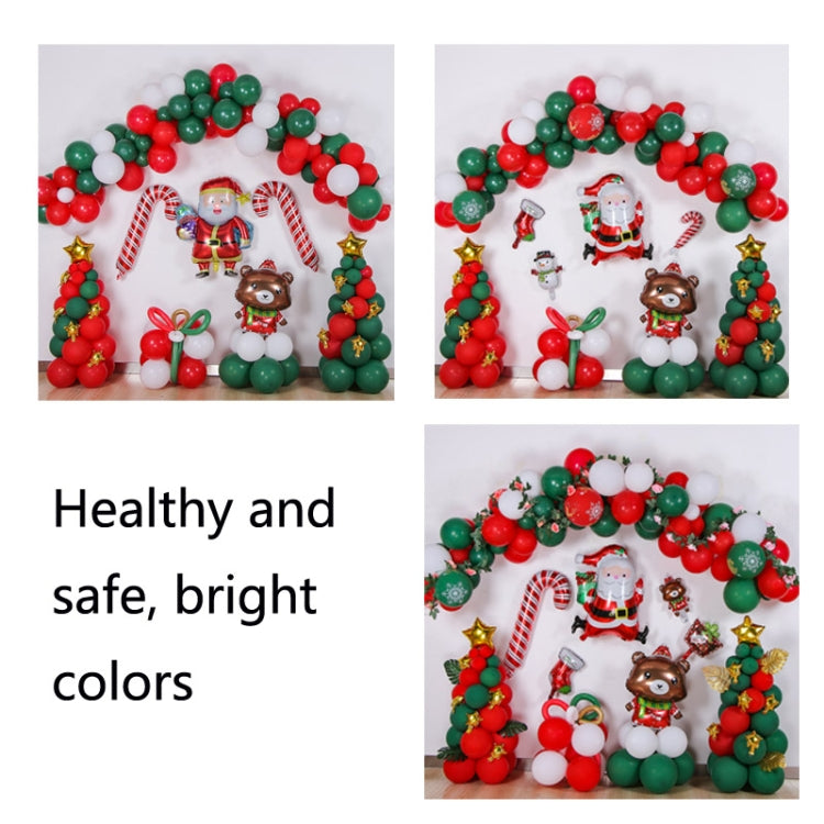 1SD2021006 Christmas Party Decoration Aluminum Film Balloons, Style:, Gift, Running, Wreath