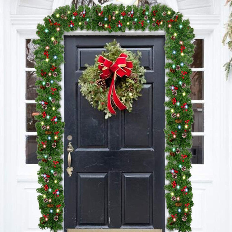 270cm PVC Christmas Decoration Rattan Mall Bar Door Hanging Decoration, Rattan Mall Bar Door Hanging