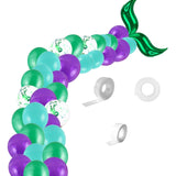 5011 Birthday Party Decoration 12 Inch Mermaid Tail Latex Balloon Set