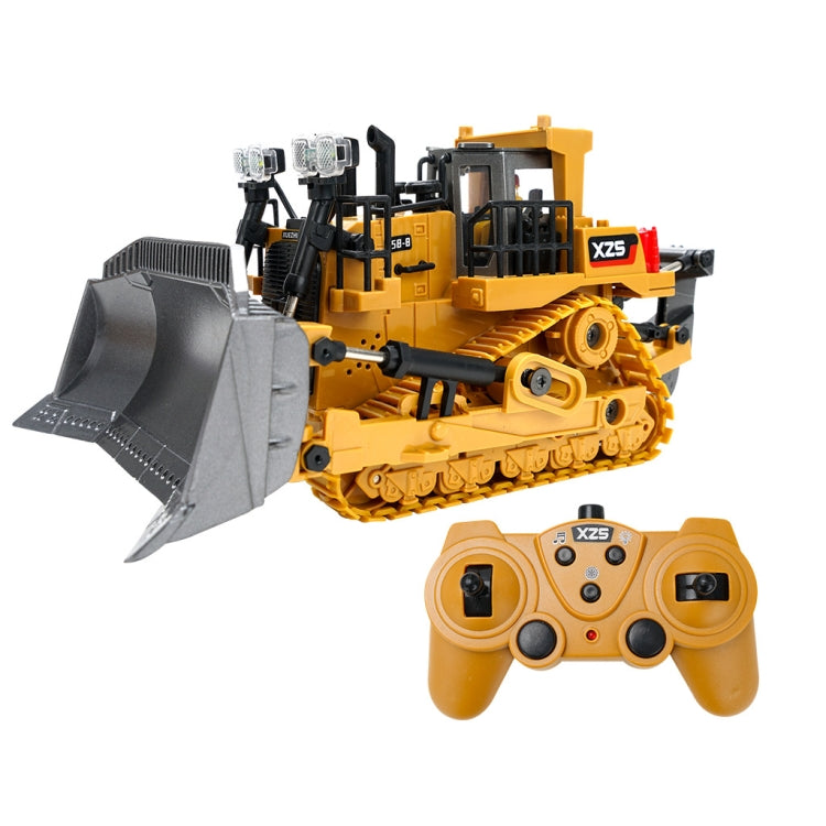 2.4G Remote Control Nine-Channel Crawler Heavy Bulldozer Children Remote Control Toy Alloy Excavator, 1031 Alloy Excavator 1031 Alloy Excavator