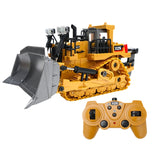 2.4G Remote Control Nine-Channel Crawler Heavy Bulldozer Children Remote Control Toy Alloy Excavator, 1031 Alloy Excavator 1031 Alloy Excavator