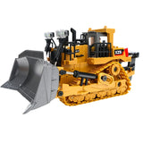2.4G Remote Control Nine-Channel Crawler Heavy Bulldozer Children Remote Control Toy Alloy Excavator, 1031 Alloy Excavator