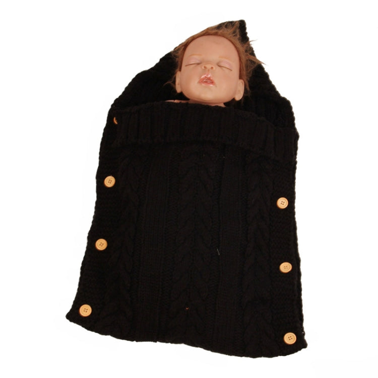 Zzsd0002 Autumn / Winter Baby Knitted Woolen Button Sleeping Bag Photography Blanket Stroller Sleeping Bag, Zzsd0002 Black, Zzsd0002 Beige, Zzsd0002 Sapphire, Zzsd0002 Cream White, Zzsd0002 Big Red, Zzsd0002 Dark Gray