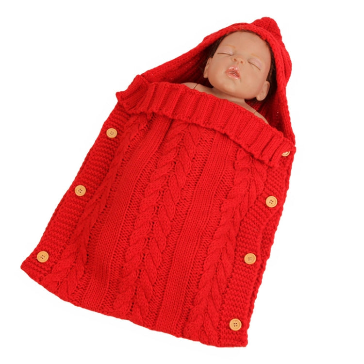 Zzsd0002 Autumn / Winter Baby Knitted Woolen Button Sleeping Bag Photography Blanket Stroller Sleeping Bag, Zzsd0002 Black, Zzsd0002 Beige, Zzsd0002 Sapphire, Zzsd0002 Cream White, Zzsd0002 Big Red, Zzsd0002 Dark Gray