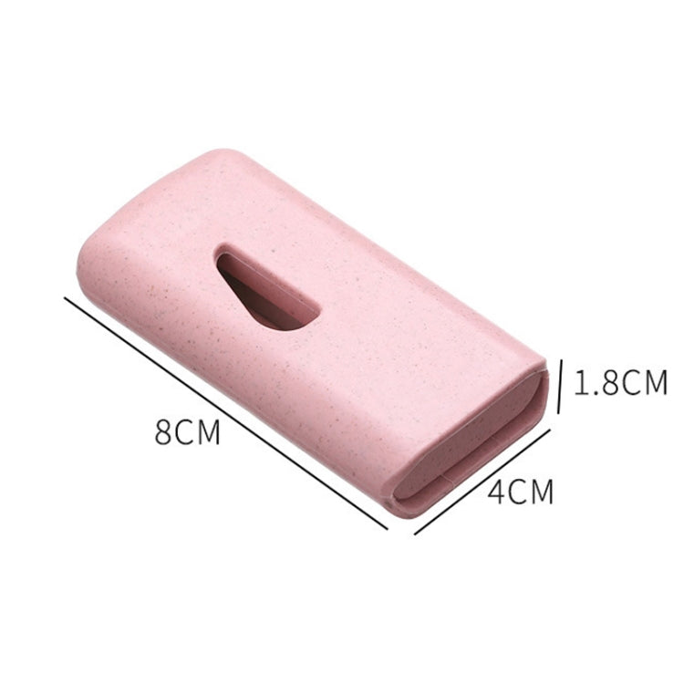 10 PCS JS010 Wheat Plastic Medicine Cutter Pill Divider, Pink, Beige, Blue