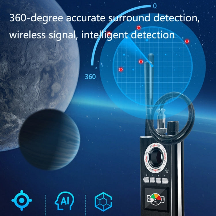 Signal Detector Anti-Stealing GPS Scan Detector Defense Tracking Camera Detector K88