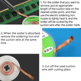 4 PCS Silk Wire Deficiency Tin With Low Residue Strip BGA To Remove Tin Welding Strip Electronic Maintenance Welding Material, CP-2015 2.0mm x 1.5m, CP-2515 2.5mm x 1.5m, CP-3015 3.0mm x 1.5m, CP-3515 3.5mm x 1.5m