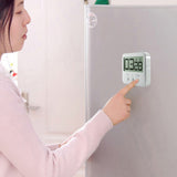 118S LCD Digital Display Countdown Timer Large Screen Kitchen Timer, 118S