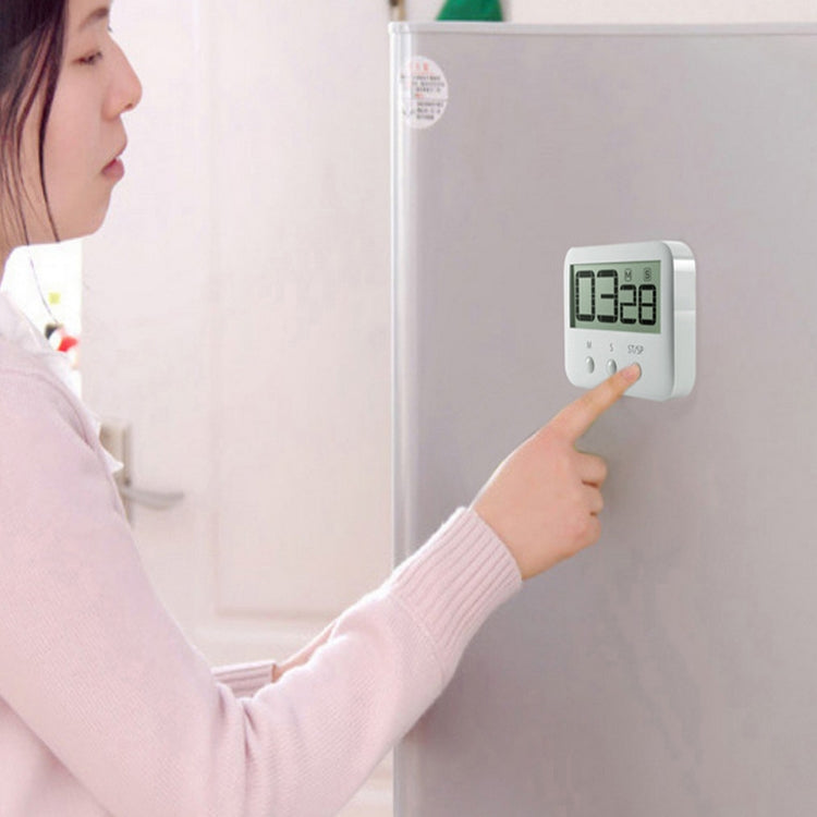 118S LCD Digital Display Countdown Timer Large Screen Kitchen Timer, 118S