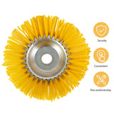 8 Inch Nylon Wire Weeding Machine Head Bowl Type Weeding Brush, 8 Inch Weeding Brush