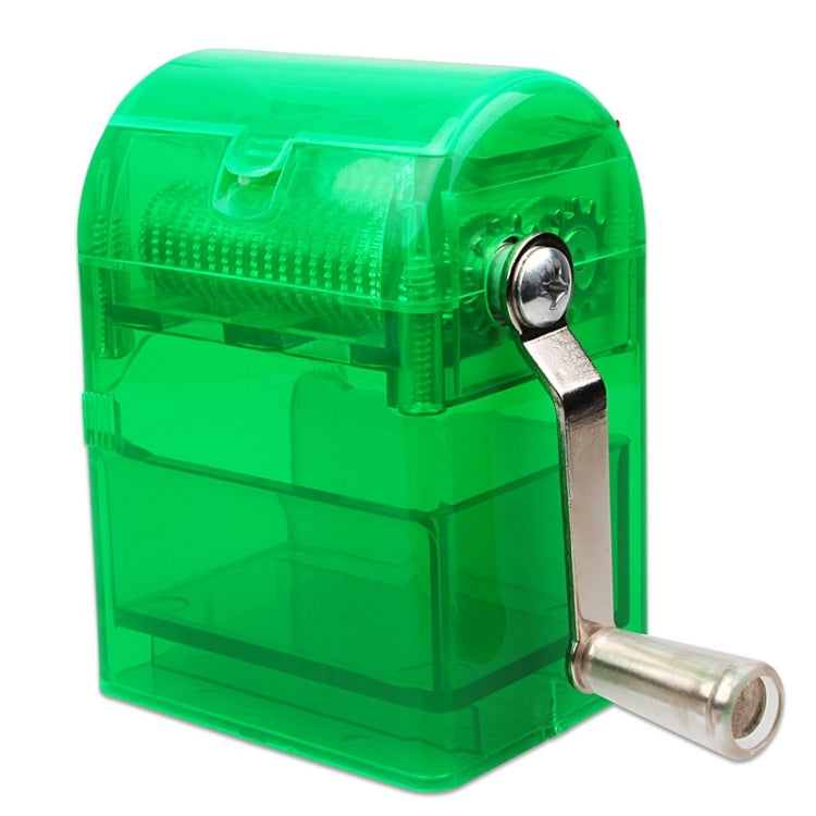 MYQ-053 Hand-cranked Cigarette Grinder Cigarette Puller Plastic Drawer Grinder, Red, Green, Black, Blue