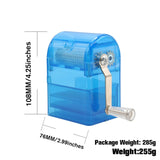 MYQ-053 Hand-cranked Cigarette Grinder Cigarette Puller Plastic Drawer Grinder, Red, Green, Black, Blue