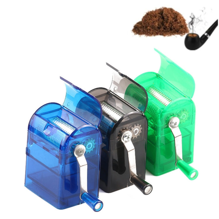 MYQ-053 Hand-cranked Cigarette Grinder Cigarette Puller Plastic Drawer Grinder, Red, Green, Black, Blue